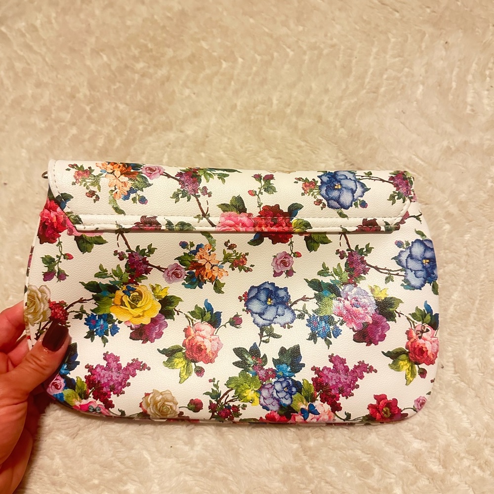 BRAND NEW David's Bridal Multicolor Floral Heels come with matching purse!!! - Picture 8 of 8